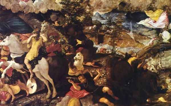 Conversion of Saint Paul Oil Painting by Jacopo Tintoretto (Robusti)