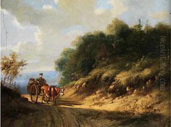 Bilder Seiner Hand Im Centraal 
Museum, Utrecht, Sowie In Weiteren Offentlichen Galerien Wie In Haarlem,
 Amsterdam, Enschede Und Rotterdam. Oil Painting by Albertus Verhoesen