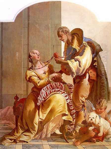 Marital Concord 1734 Oil Painting by Giovanni Battista Tiepolo