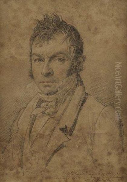 Portrait D'un Homme Oil Painting by Horace Vernet