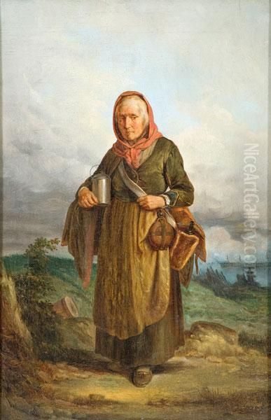 La Vivandiera Oil Painting by Horace Vernet