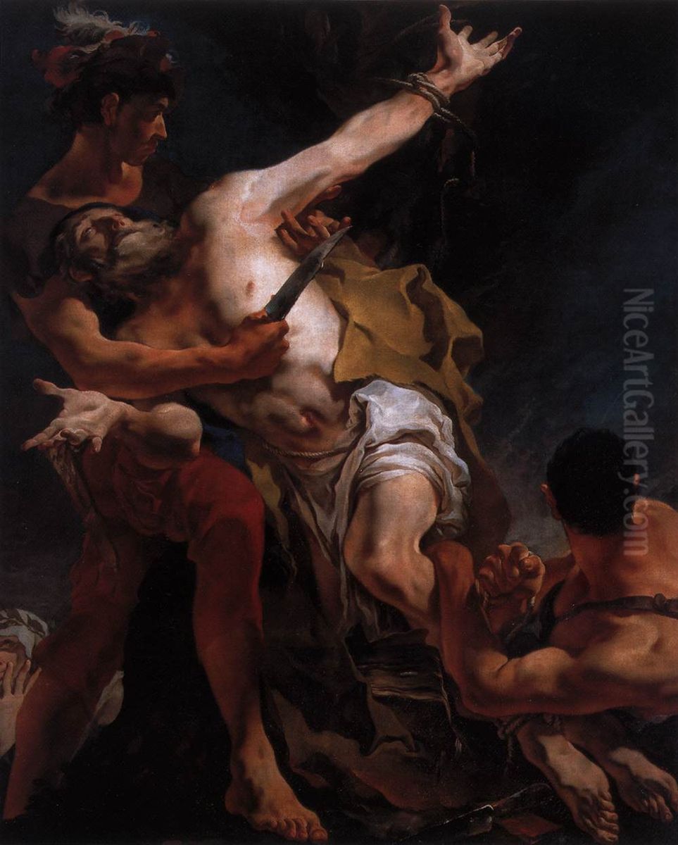 The Martyrdom of St. Bartholomew Oil Painting by Giovanni Battista Tiepolo