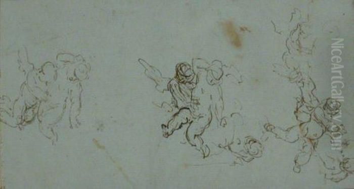 Putti Oil Painting by Paolo Veronese (Caliari)