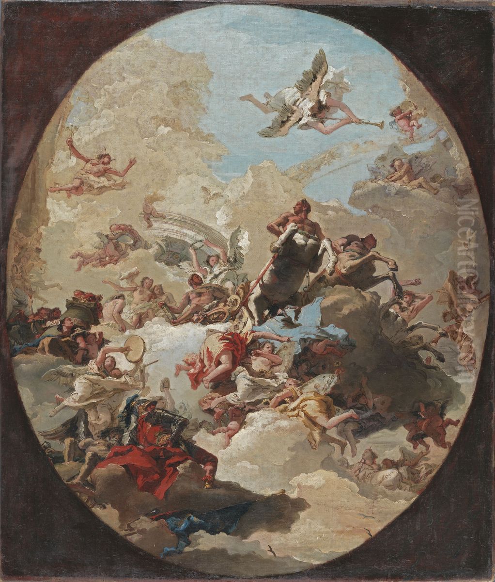 The Apotheosis of Hercules Oil Painting by Giovanni Domenico Tiepolo