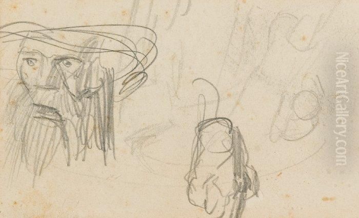 Senza Titolo Oil Painting by Lorenzo Viani