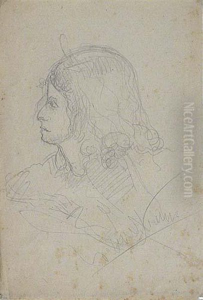 Ritratto Oil Painting by Lorenzo Viani