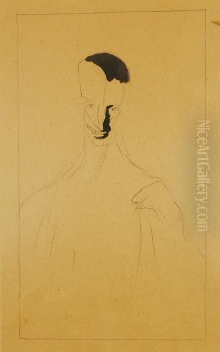 Figura Maschile Oil Painting by Lorenzo Viani