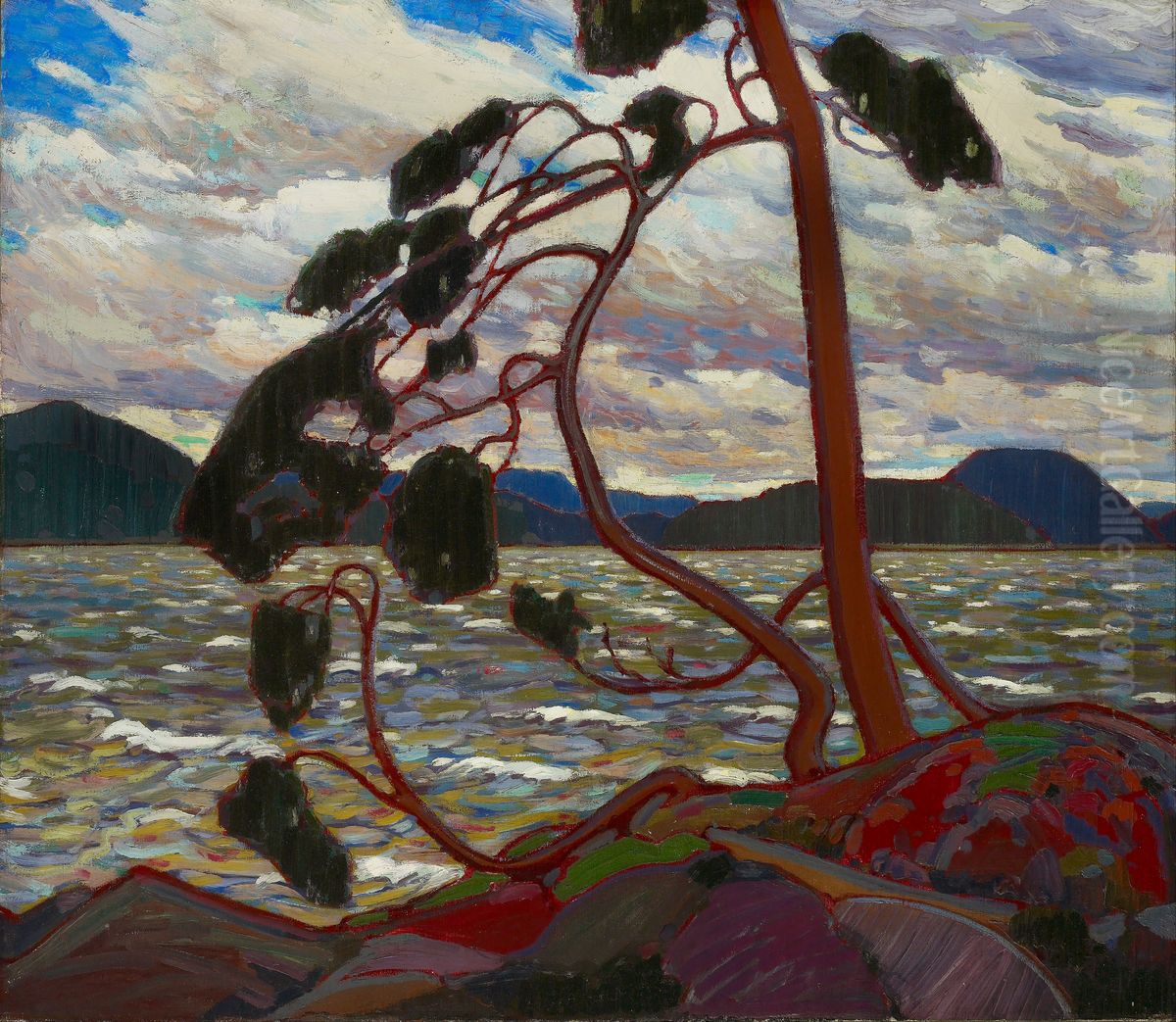 The West Wind Oil Painting by Tom Thomson