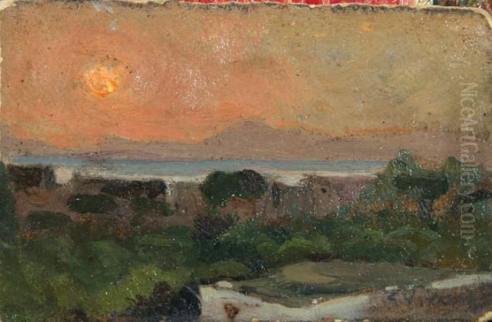 Tramonto Oil Painting by Gennaro Villani