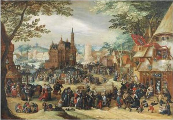 La Kermesse De La Saint-georges Oil Painting by David Vinckboons I