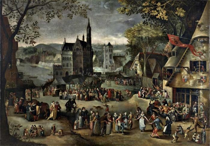 Vinckboons - Escola Flamenga Do Sec. Xvi/xvii Oil Painting by David Vinckboons I