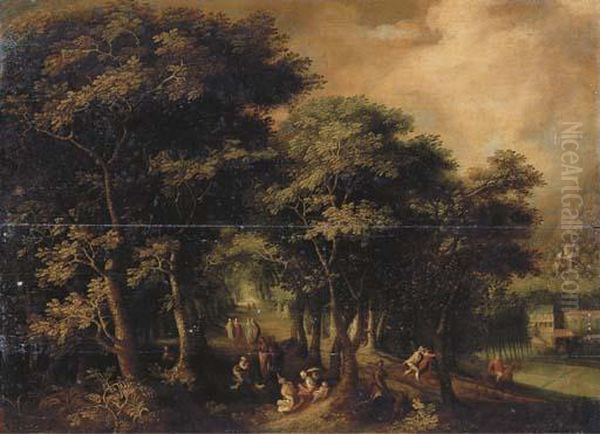 Noli Me Tangere Oil Painting by David Vinckboons I