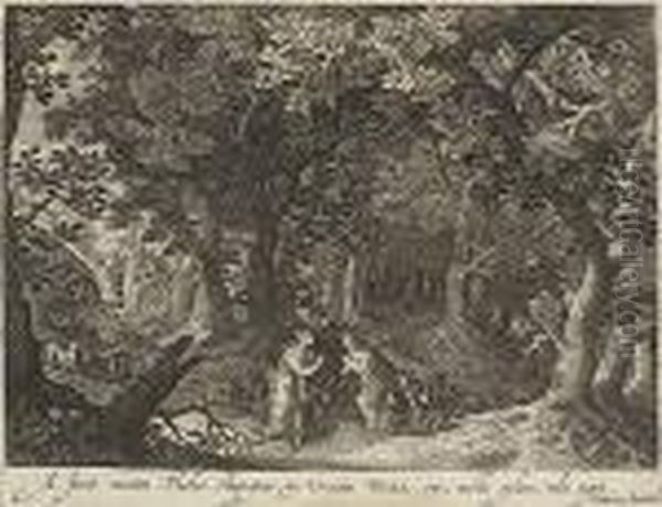 Jupiter And Calisto Oil Painting by David Vinckboons I