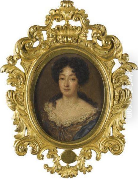 A Portrait Of A Lady Oil Painting by Jacob Ferdinand Voet