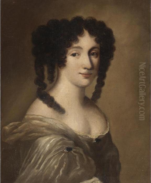 Ritratto Di Adelaide Mougot Oil Painting by Jacob Ferdinand Voet