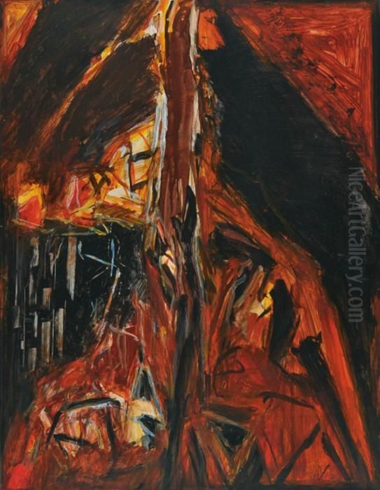 Landschaft Bei Dresden Mit Dem
 Lilienstein. Oil Painting by Johann Christian Vollerdt or Vollaert