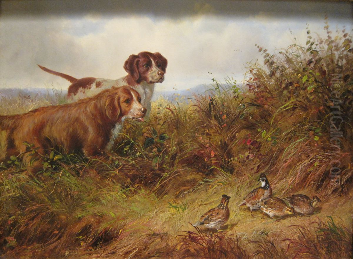 On Point Oil Painting by Arthur Fitzwilliam Tait
