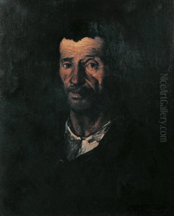 Le Pecheur Du Pollet Pres De Dieppe Oil Painting by Antoine Vollon