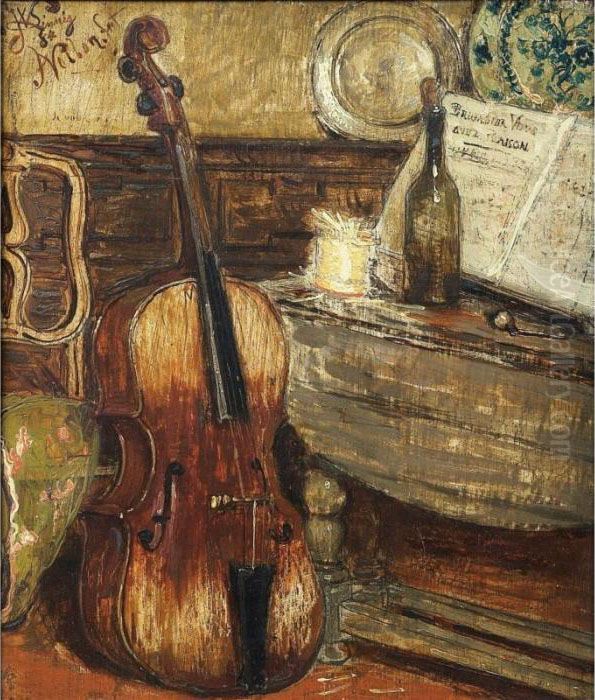 Nature Morte Au Violoncelle Et A
 La Partition 