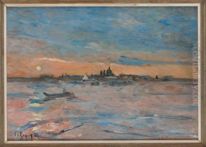 Venedigmotiv Oil Painting by Wilhelm von Gegerfelt