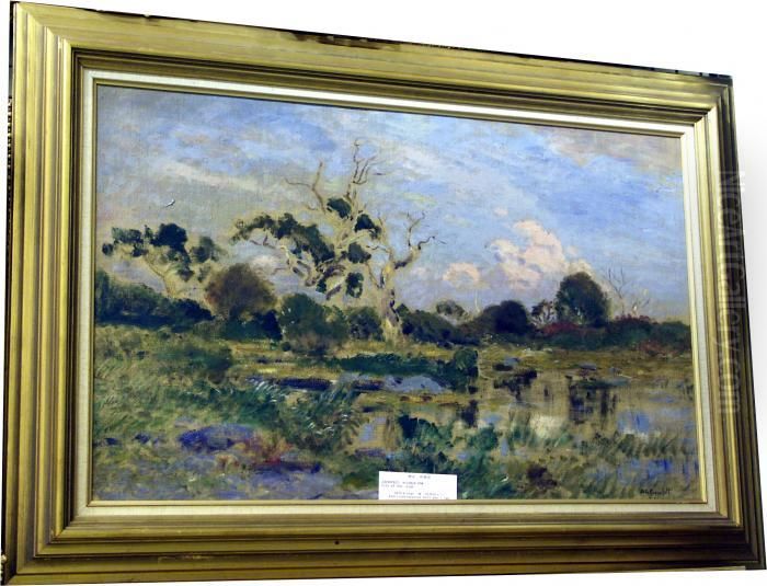 Franskt Landskap. Oil Painting by Wilhelm von Gegerfelt