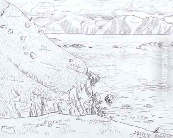 Achell-eiland, Ierland Oil Painting by Jan Toorop