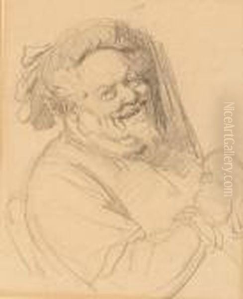 Trinker Oil Painting by Eduard Von Grutzner