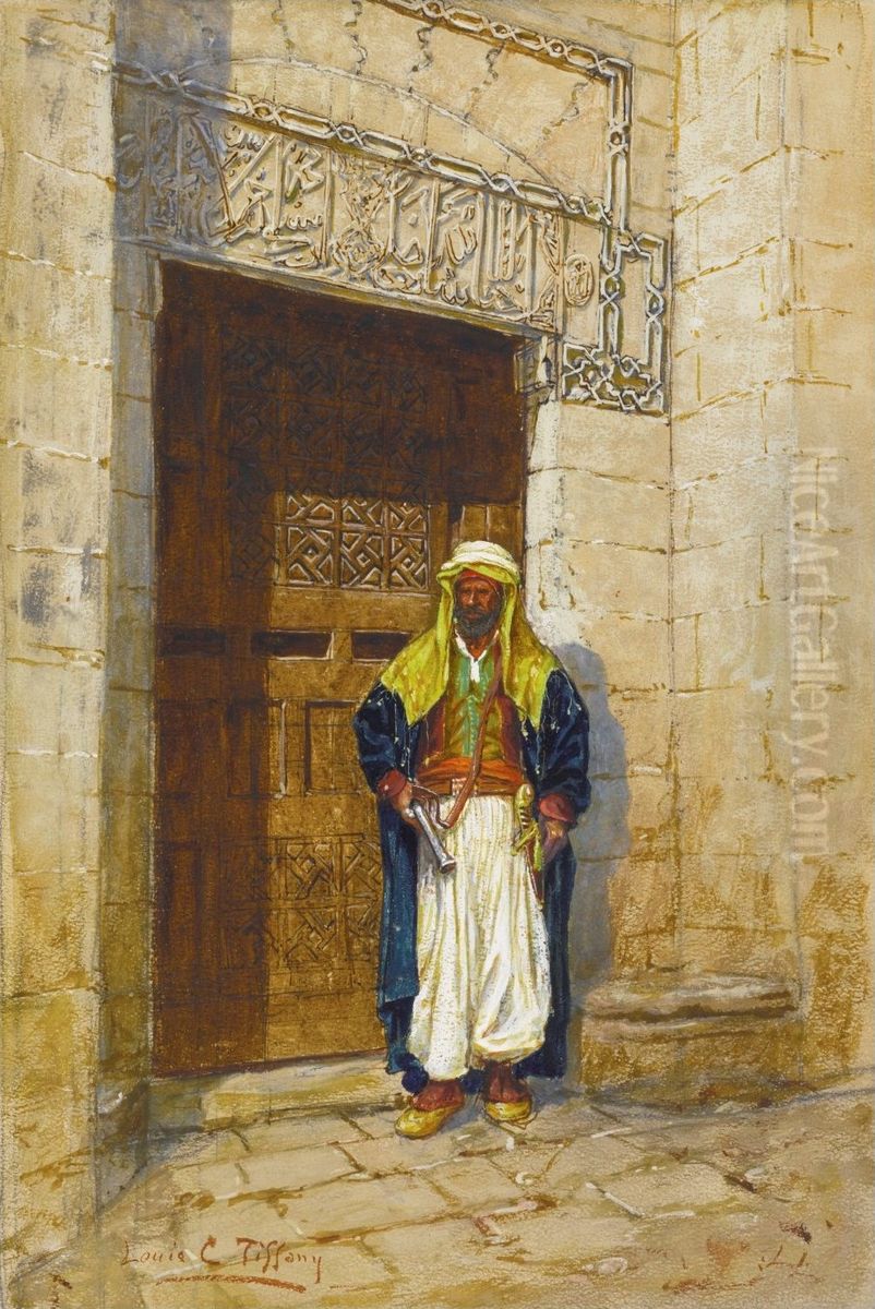 Arabian Subject Oil Painting by Louis Comfort Tiffany