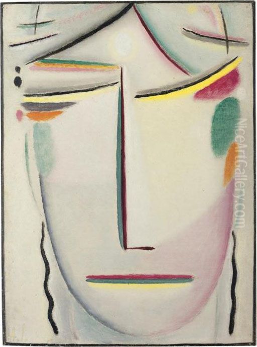 Lichte Ruhe Oil Painting by Alexei Jawlensky