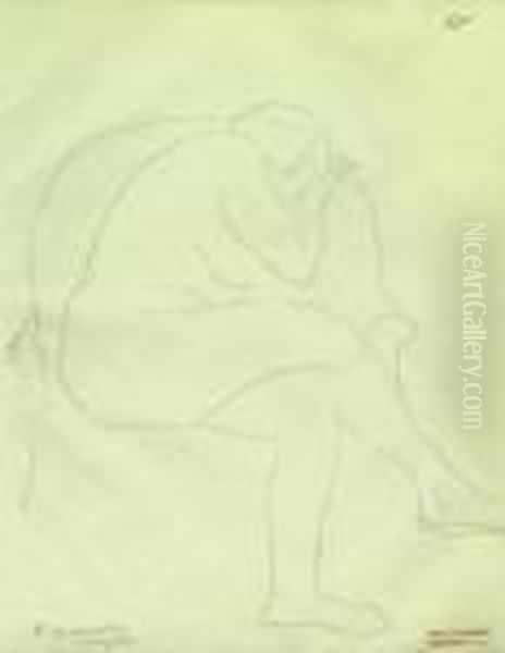 Nude Oil Painting by Alexei Jawlensky