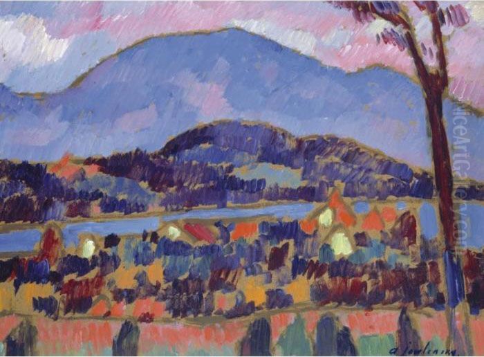 Property From The Former Collection Of Clotilde And Alexander Sacharoff
 

 
 
 

 
 Murnau Oil Painting by Alexei Jawlensky