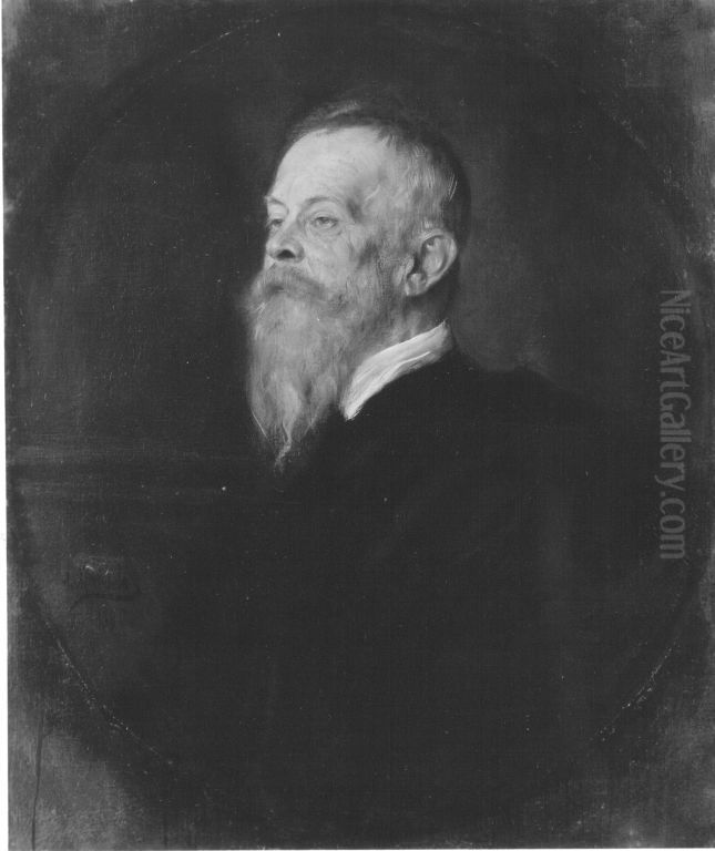 Prinzregent Luitpold Von Bayern Oil Painting by Lenbach Franz Von