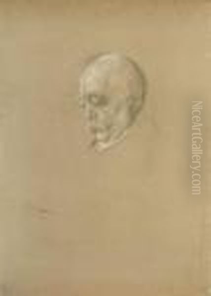 Bismarck Oil Painting by Lenbach Franz Von