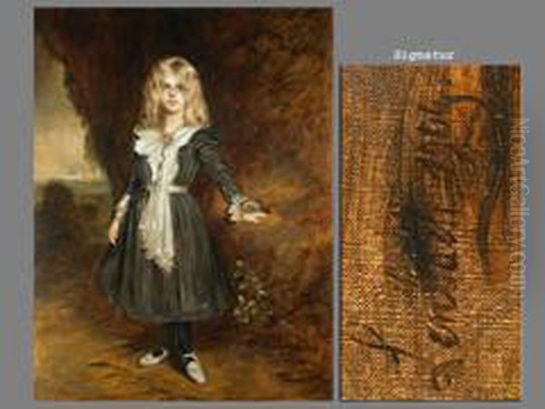 Portrait Marion Oil Painting by Lenbach Franz Von