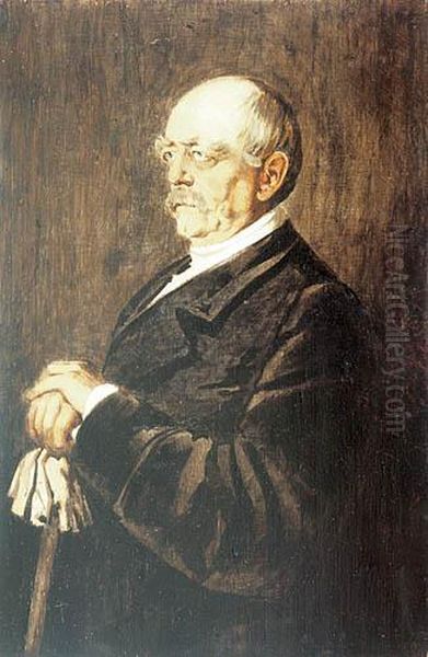 Portret Mezczyzny Oil Painting by Lenbach Franz Von