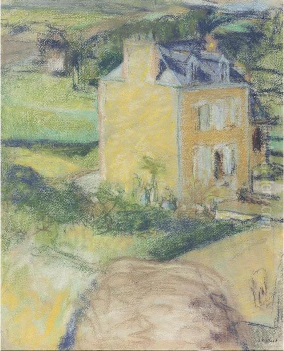 Villa At Saint-jacut Oil Painting by Jean-Edouard Vuillard