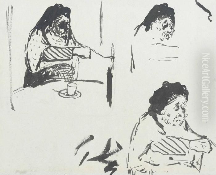 La Grand-mere De L'artiste Oil Painting by Jean-Edouard Vuillard