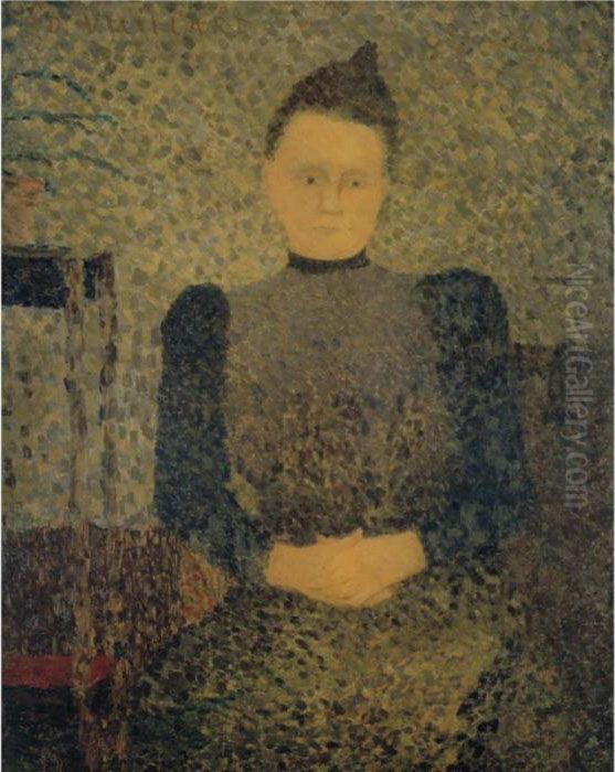 Portrait De Marie Vuillard Oil Painting by Jean-Edouard Vuillard