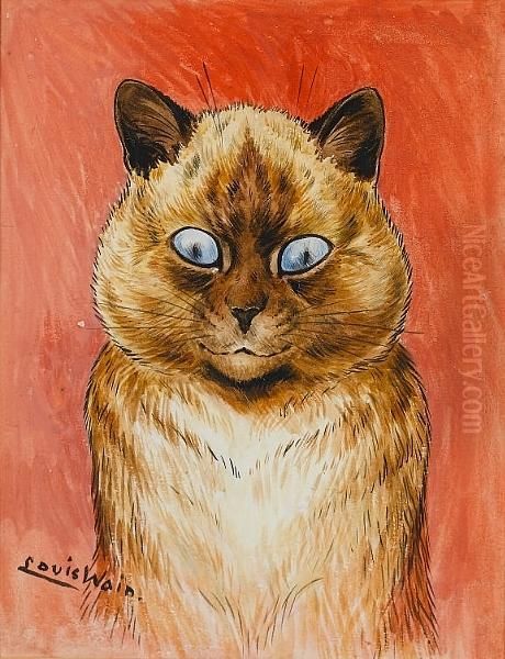 The Bully Oil Painting by Louis Wain