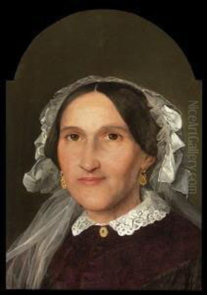 Bildnis Der Eleonore
 Ernst. Oil Painting by Ferdinand Georg Waldmuller