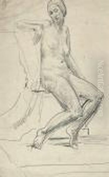 Portrait Of A Young Women Oil Painting by Ethel, Dame Walker