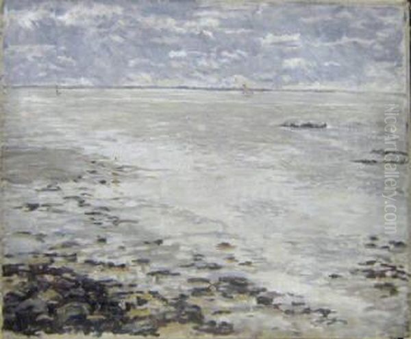 'morning', Robin Hoods Bay, Oil On Canvas, Labels Toverso, 51cm X 62cm, Unframed Oil Painting by Ethel, Dame Walker