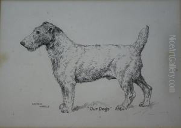 Our Dogs Oil Painting by Arthur Wardle