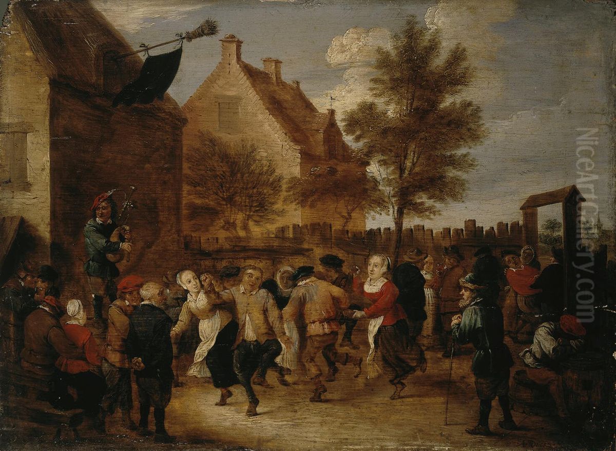 Rural Feast Oil Painting by Abraham Teniers