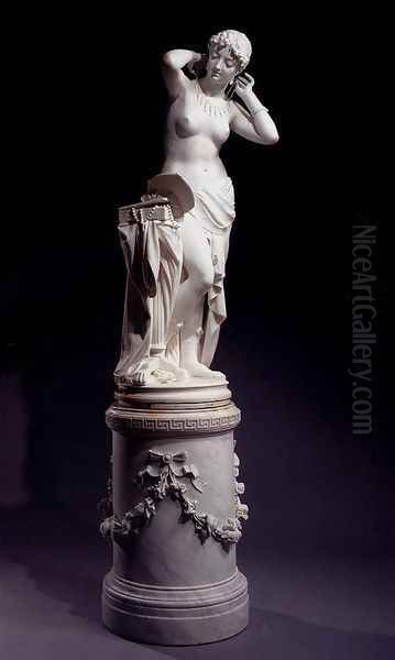 La Toilette Oil Painting by Guilio Tadolini