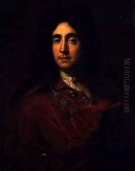 Self Portrait, 1696 Oil Painting by Jean Francois de Troy