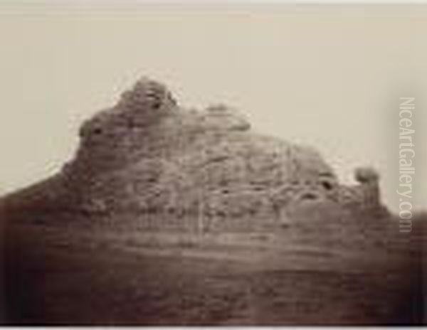 Echo And Pulpit Rock, Utah Oil Painting by Carleton Emmons Watkins