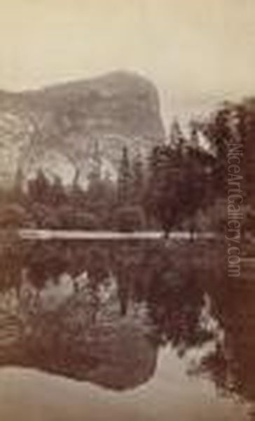 Selected Images Of Yosemite, C. 1875 Oil Painting by Carleton Emmons Watkins
