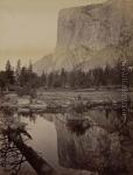 Untitled Oil Painting by Carleton Emmons Watkins