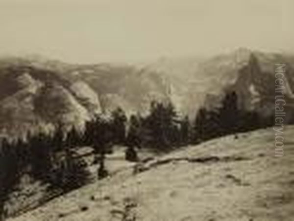 Untitled Oil Painting by Carleton Emmons Watkins